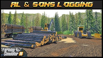 Back On Legion Hills! 🏴‍☠️ AL & Sons #27 🏴‍☠️ ✔ Farming Simulator 2019 ✔ FDR Logging