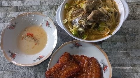 Canh Chua Cá Rô Phi Và Khô Chiên Bữa Cơm Đơn Giản Mà Ngon