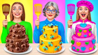 Me vs Grandma Cake Decorating Challenge | Funny Challenges by Multi DO