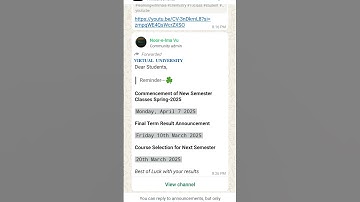 Final term result // new semester classes // course selection done final date !! Virtual university