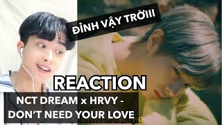 (eng) NCT DREAM - DON'T NEED YOUR LOVE x HRVY | LEMO Reaction