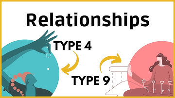 How is Enneagram 4 in Relationships with Type 9?