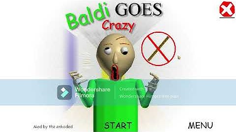 Baldi Goes Crazy (Part 1) - Baldi