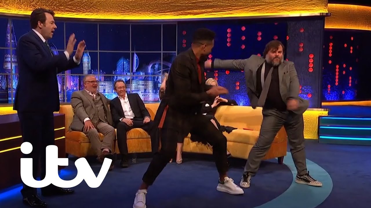 jonathan ross guests Jack Black and Ashley Banjo Do The Floss! | The Jonathan Ross Show | ITV