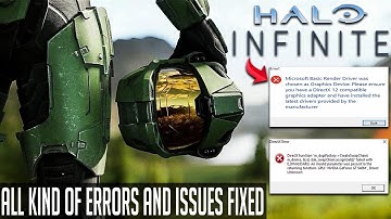 Halo Infinite Crash Fix | Halo Infinite DirectX 12 Error Could Not Find Compatible Graphics Device