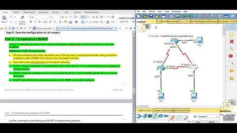 Lab – Troubleshooting Advanced EIGRP 5