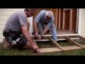 Building a ramp for shed