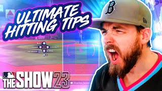 MLB THE SHOW 23 HITTING TIPS! IMPROVING TIMING, REACTION AND STRATEGY!