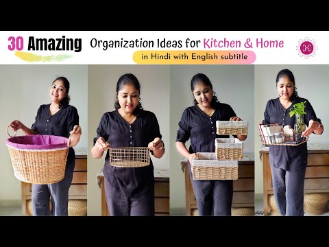 30 Best Ideas to Organize Home and Kitchen using Baskets / Tips to Select Best Baskets for Your Home