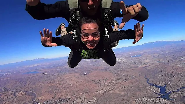 MAria MAcias Tandem Skydive at Skydive Elsinore