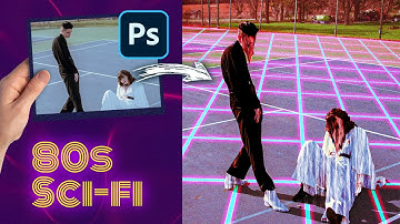 80s Sci-Fi Artwork - Speed Art (Photoshop Manipulation Episode 1)