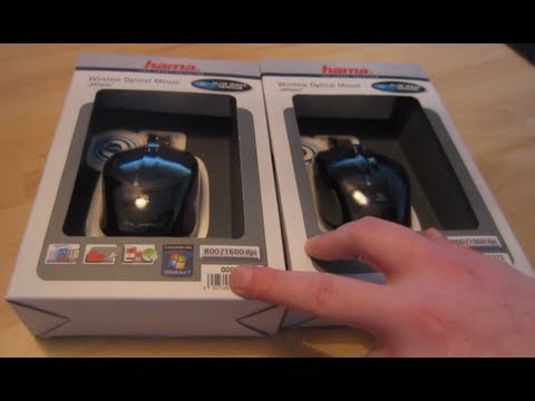 Unboxing: HAMA Milano Wireless Optical Mouse