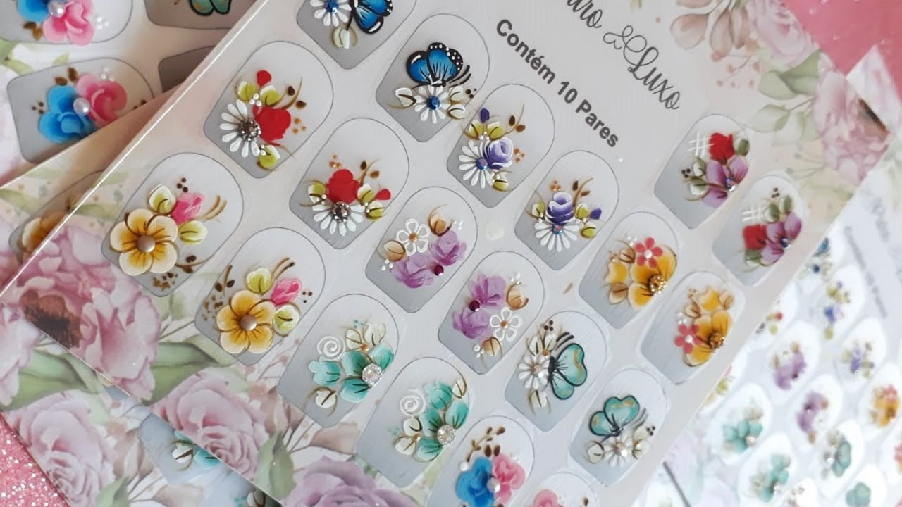 Finalizando Cartelões/Adesivos de unhas