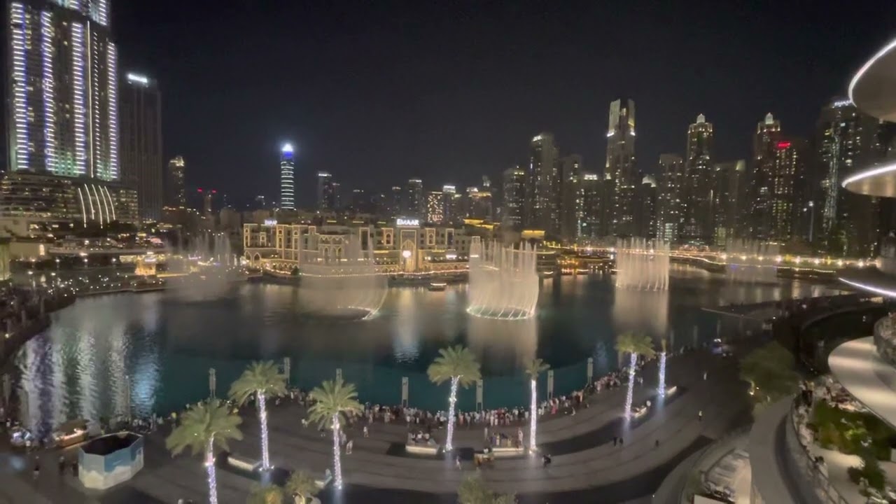 두바이 분수쇼(Time to say goodbye)