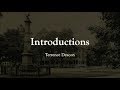 Introductions: Terrence Deacon
