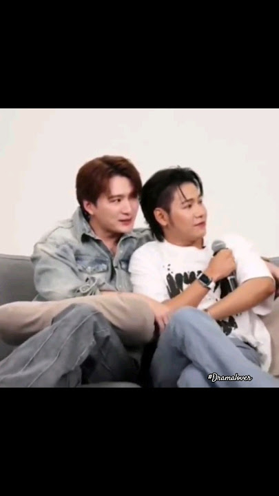 Too Comfortable…‘Juuuuust Phi-Nong lifestyle’😇😅❤️ #kristsingto #theexmorning #bldrama #singtokrist