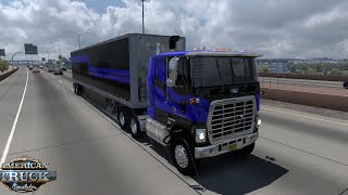 American Truck Simulator Modded Truck Ford CLT 9000 Cabover Run