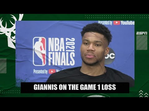 Giannis says his knee felt good in Bucks' Game 1 loss to Suns | #NBAFinals