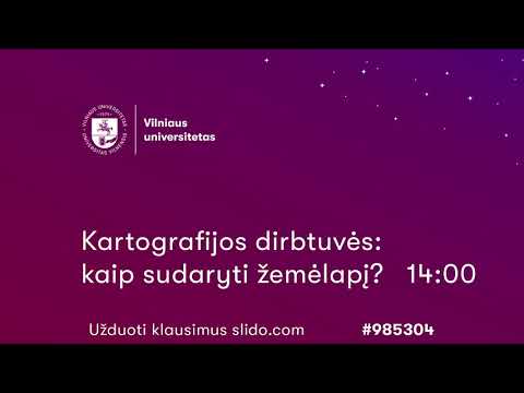 Kartografijos dirbtuvės: kaip sudaryti žemėlapį?