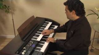 Roland AT-100 (2/3) Arranger function with chords - YouTube