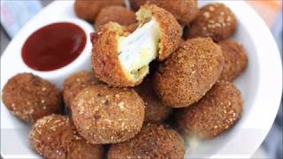 Crispy potato cheese nuggets | cheese nuggets | Party Starter | Snack Recipe | Potato Cheese Balls