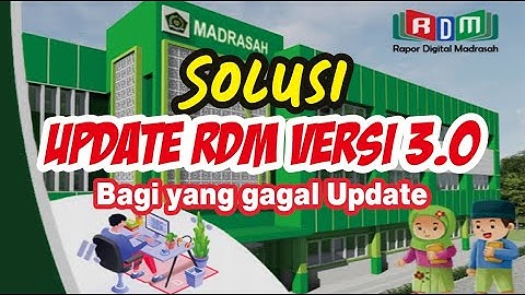 CARA UPDATE RDM VERSI 3.0 TERBARU
