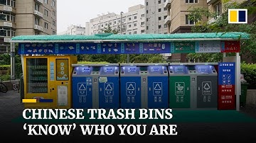 Chinese rubbish bins 