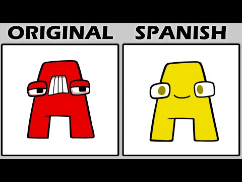 ORIGINAL vs NEW Spanish Alphabet Lore (by BazMannBach Studios