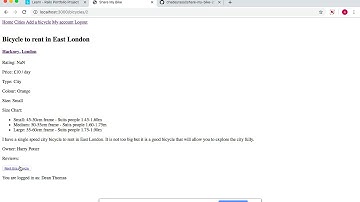 Rails Portfolio Project - Share My Bike