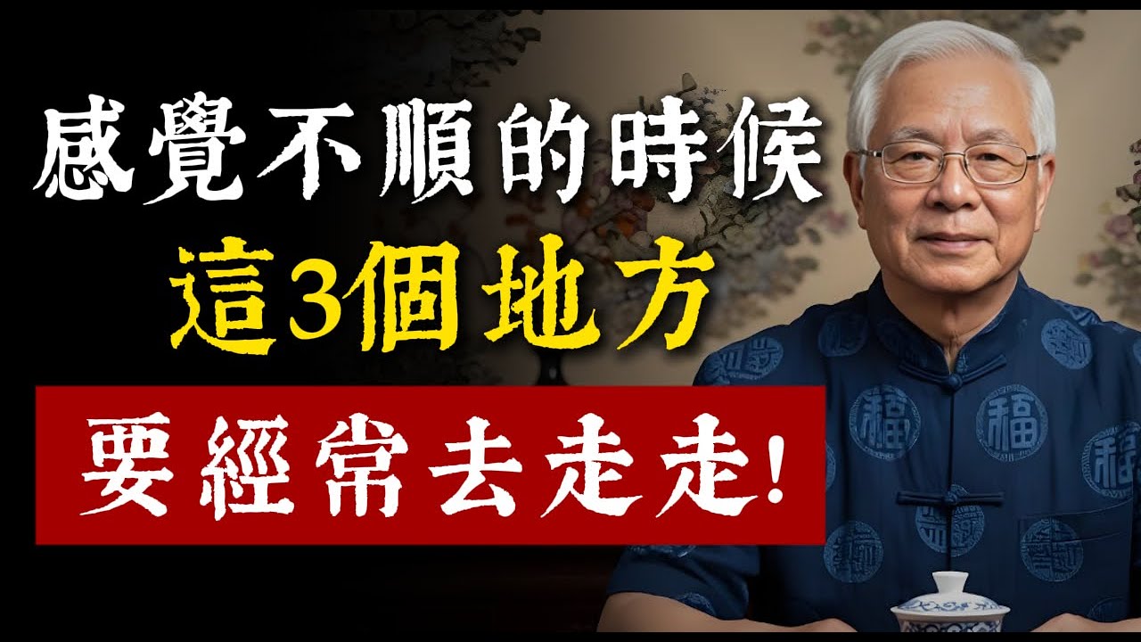 感覺人生不順的時候，千萬別宅在家裡！這3個改變你能量場的地方，要經常去走走。