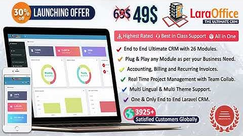 LaraOffice Ultimate CRM and Project Management System | Codecanyon Scripts and Snippets