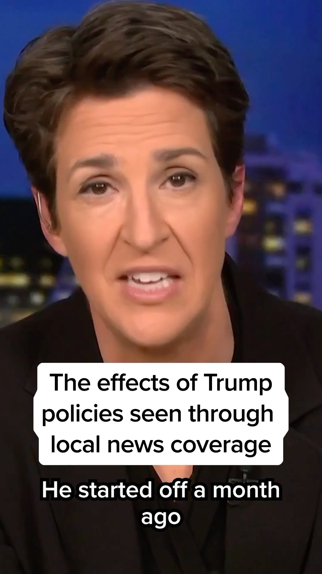 The effects of Trump policies seen through local news coverage