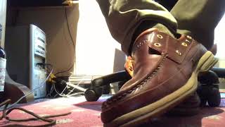 Office Shoe Play Wearing Capezio Ballroom Dance And Sperry Topsiders D Cup Boat Deck Shoes