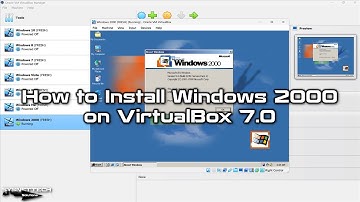 How to Install Windows 2000 on VirtualBox 7.0 |  Fast Win2K Setup Guide! ✅💻