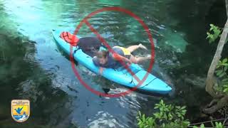 FRENCH: PADDLERS - CRYSTAL RIVER NATIONAL WILDLIFE REFUGE'S "MANATEE MANNERS"