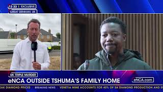 eNCA outside Tshuma's family home in the UK