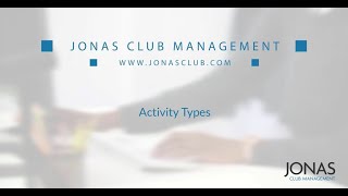 System Administration - Activity Types