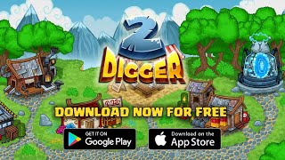 Digger 2 - dig and find minerals | Mobile Game Preview screenshot 1