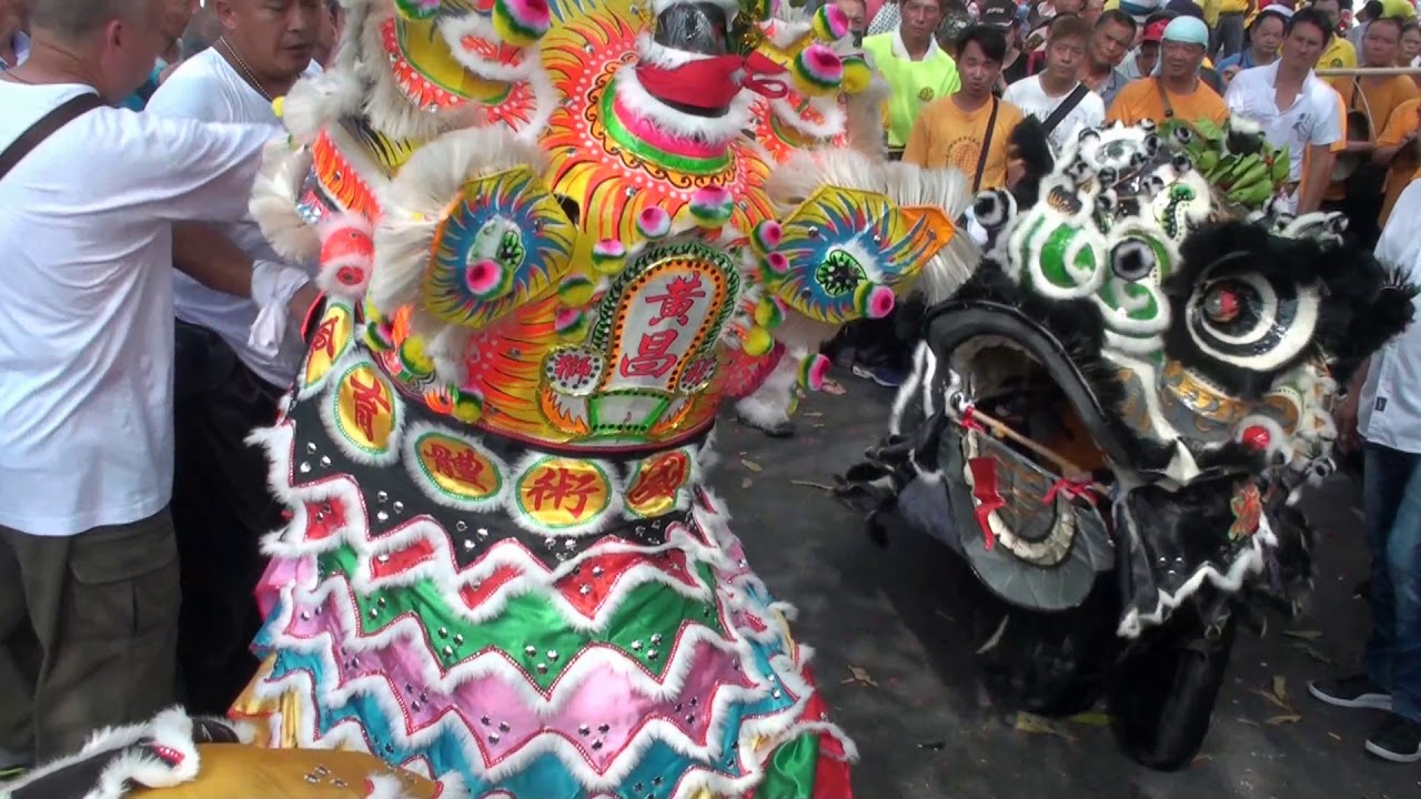 禪清港澳黃昌國術體育會清遠分會成立開幕-潘炳坤國術體育會醒獅到賀及採青