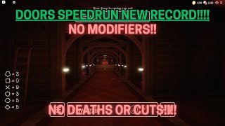 SPEEDRUN DOORS PART DOS *NO DEATH* *NO MODIFIERS* *NO CUTS*