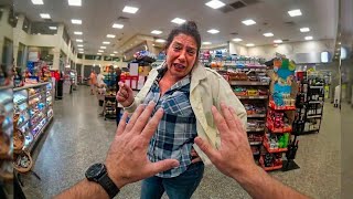 Smashed Wine Bottle After EBT Card Declined at Wawa Says She Dropped It