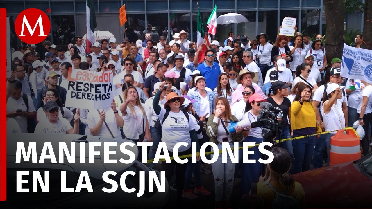 Segundo día de manifestaciones sobre la reforma judicial en la Suprema ...