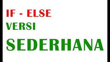 Versi Pendek IF - ELSE pada PHP