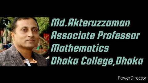 Eigenvalues & Eigenfunctions, Code:313715, Lec#07, Md.Akteruzzaman, Associate Professor, Mathematics