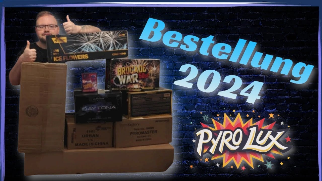 PyroLux Bestellung - SILVESTER FEUERWERK UNBOXING 2024 🧨💥