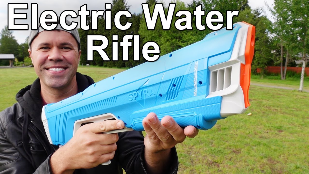 Spyra Two Electronic Water Gun Super Blaster, Battery for 2000 Water blasts  and Effective Range of 30 ft ( TIKTOK Water Gun ) (Blue) : : Toys  & Games