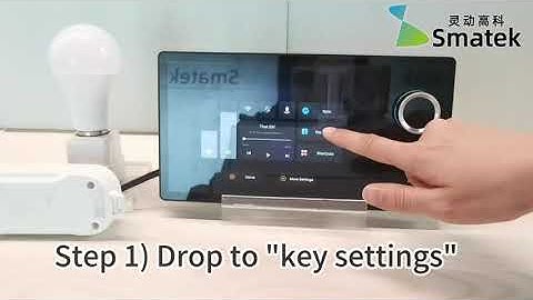 SMATEK 8" T8E Zigbee Tuya Smartlife Home Assistant Automation Control Panel Screen Knob Function Set