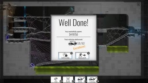 Bridge Constructor Portal Level 60