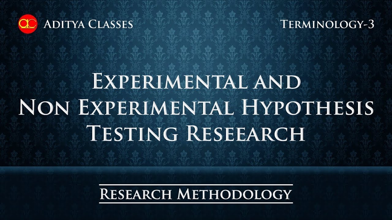 non hypothesis testing meaning in hindi