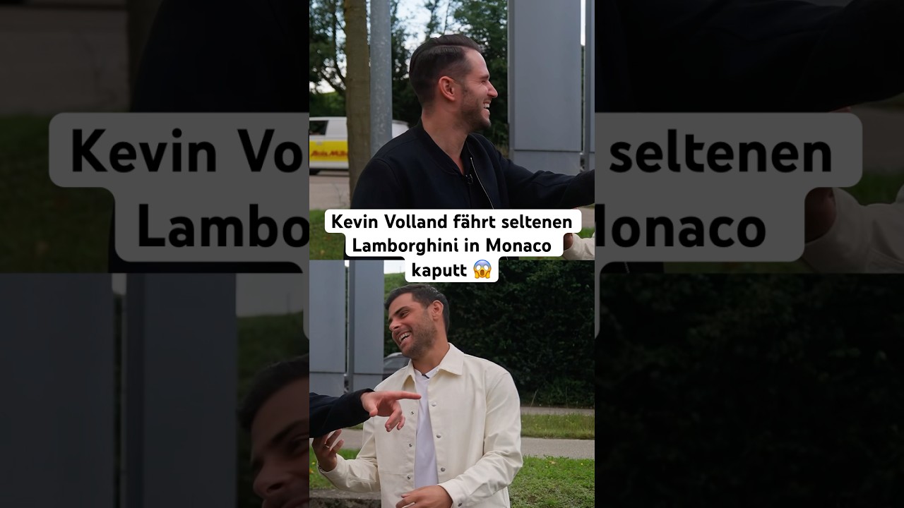 Kevin Volland fährt seltenen Lamborghini in Monaco kaputt 😱
